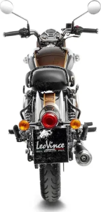 LeoVince Classic Racer Black Edition slip-on kipufogórendszer a Royal Enfield Meteor 350-hez (2021–2025), 5, nordicamoto.ro
