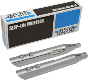 Slashdown Slip-on Mufflers Black, 3, nordicamoto.ro