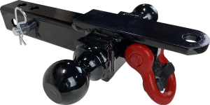 Four-way Hitch Black, Red, 1, nordicamoto.ro