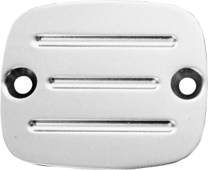 Master Cylinder Cover With Milled Lines Silver, 1, nordicamoto.ro