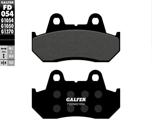 Semi-metallic Brake Pads, 1, nordicamoto.ro