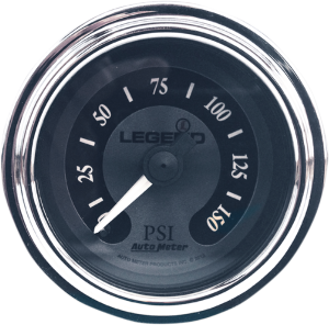 Fairing Mounted Led Backlit Psi Gauges Black