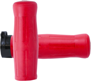 Old School Rubber Grips Red