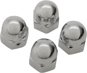 Acorn And Cap-style Head Bolt Cover Silver