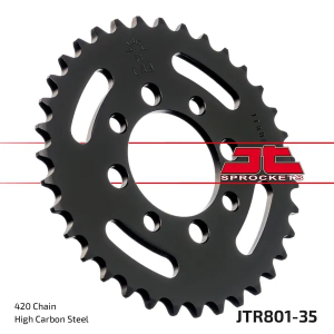JT SPROCKETS hátsó lánckerék, természetes színű 