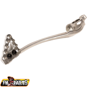 Megnövelt fékpedál-fedél V2 KTM/Husqvarna/GasGas modellekhez, ezüst színű, FM-Parts, nordicamoto.ro