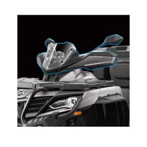 CFMOTO CFORCE 800 / 850 / 1000 ATV szélvédővel ellátott kézvédők – FEKETE, 5, nordicamoto.ro
