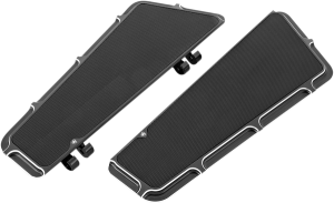 Fusion Series Adjustable Floorboards Black, Silver