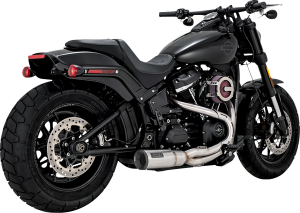 2-into-1 Hi-output Short Exhaust System Black 