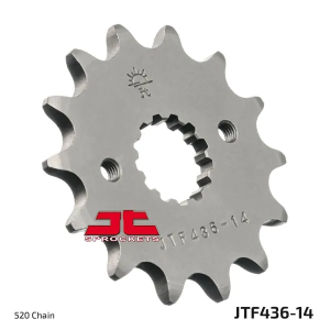 JT SPROCKETS Első lánckerék, természetes színű 