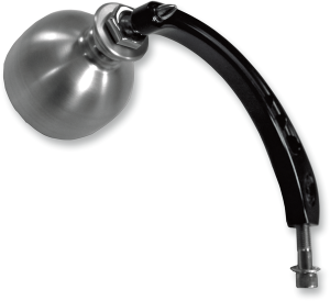 Beer Schooner Mirror Anodized Silver