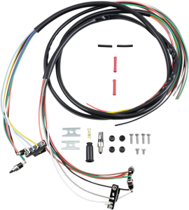 Handlebar Wiring Harness With Switches And Hardware Black