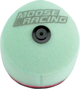 MOOSE RACING precíziós, előolajozott légszűrő, zöld 
