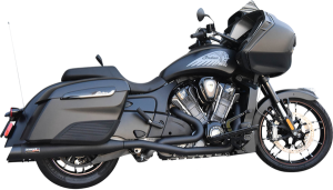 True Dual Exhaust System Black, 1, nordicamoto.ro