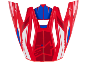 Cozoroc Alpinestars SM5 sisak, piros/kék, EGY MÉRET, 2, nordicamoto.ro