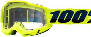 Ochelari 100% Accuri 2 Fluo Yellow ONE SIZE, 1, nordicamoto.ro