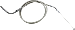MOTION PRO Armor Coat Stainless Steel Throttle-idle Cable For Cruisers Silver 