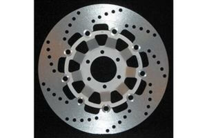 Round Pro-lite Brake Rotor Silver, Stainless Steel