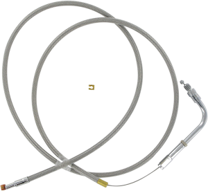 Stainless Steel Throttle/idle Cable Silver