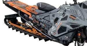 Skinz ProTube LightWeight Running Boards 2020-2021 Ski Doo Black