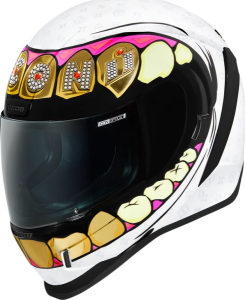 Casca Icon Airform™ Grillz Black/Gold/Pink/White S, 1, nordicamoto.ro