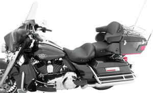 Super Touring 2-up Vinyl Seat Black