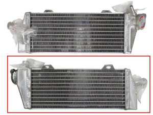 KTM SX 125 16–18, SX 250 17–18, SXF 250/350 16–18, EXCF 250/350 17–18 jobb oldali hűtő, megnövelt űrtartalommal és dugóval, nordicamoto.ro
