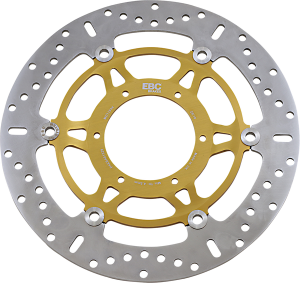 Md Series Pro-lite Contour X Brake Rotor Polished Steel, Yellow, 1, nordicamoto.ro