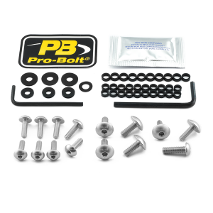 Fairing Bolt Kit For Ducati Silver