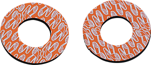 Grip Donutz Orange, White