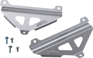 Radiator Race Braces Brushed Aluminum, 3, nordicamoto.ro