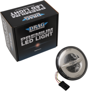 7(r) Reflector-style Headlight Chrome, 1, nordicamoto.ro
