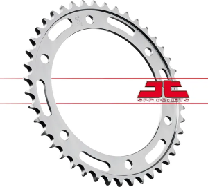 JT SPROCKETS Acél hátsó lánckerék, természetes felületű, 3, nordicamoto.ro