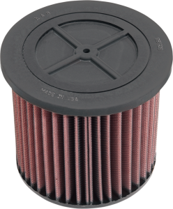 High Flow Air Filter Black, Red