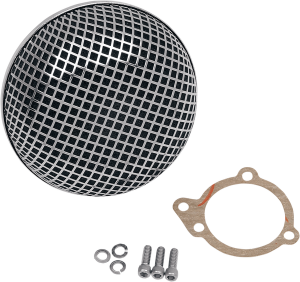 Bob Retro-style Air Cleaner Silver, 1, nordicamoto.ro