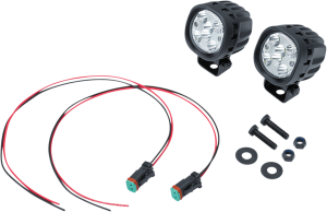 Lodestar High-output Driving Lights Black, 4, nordicamoto.ro