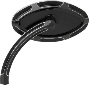 Cats Eye Forged Billet Mirror Anodized Black