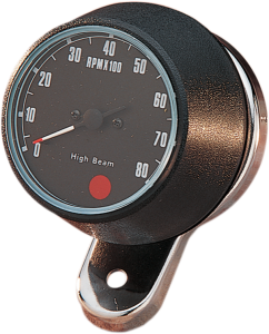 8000 Rpm Tachometer Black