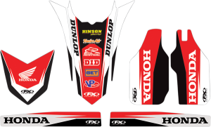 Trim Kit Graphics Black, Red, White, 1, nordicamoto.ro