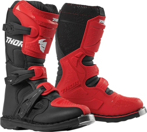 Cizme Copii Thor Blitz XP Red/Black 37, 2, nordicamoto.ro
