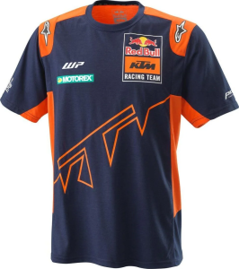 KTM Replica Team póló, sötétkék/narancssárga, XS, 1, nordicamoto.ro