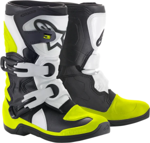 Cizme Copii Alpinestars Tech 3S Black/White/Yellow