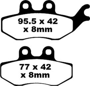 Fa Series Organic Brake Pads, 1, nordicamoto.ro
