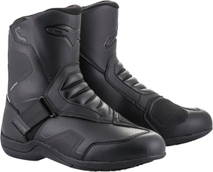 Motorkerékpáros túra-/kalandcipő, Alpinestars Ridge v2 vízálló túracipő, fekete, nordicamoto.ro