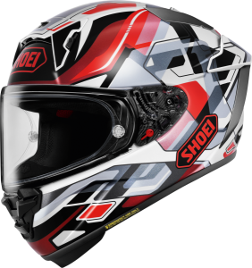 SHOEI X-SPR PRO VALION TC-1 teljes arcú bukósisak, fekete/piros/fehér