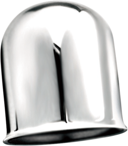 Trailer Hitch Ball Cover Chrome, 1, nordicamoto.ro