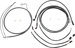 Karbonfibr Designer Handlebar Installation Kit Silver