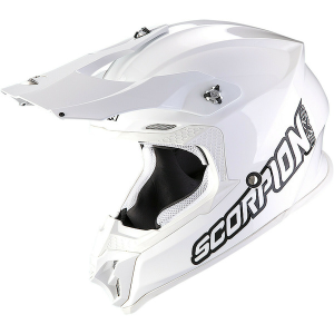 Casca cross-enduro SCORPION EXO VX-16 EVO AIR SOLID Alb M, 1, nordicamoto.ro