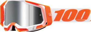 Ochelari 100% Racecraft 2 Orange Flash Silver Mirror