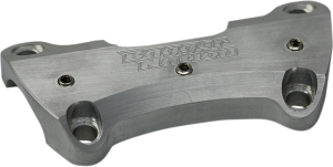 Bagger Nation (r)super Clamp(r) One-piece Handlebar Riser Clamp Silver